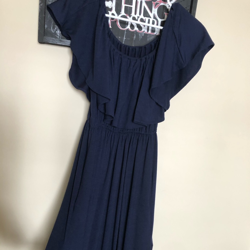 Blue dress